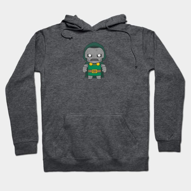 Kawaii Doctor Doom Hoodie by gabradoodle